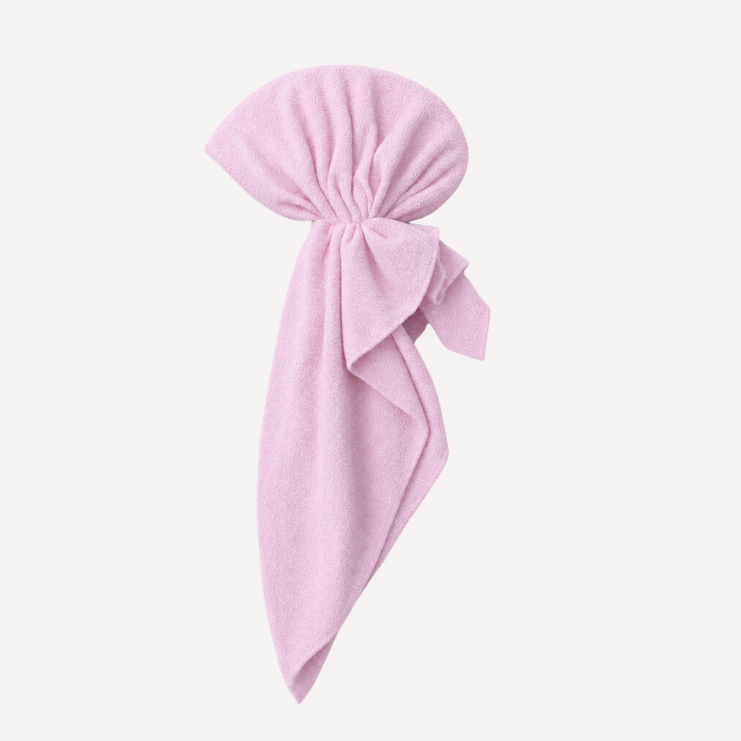 Blush Pink Terry Head Scarf