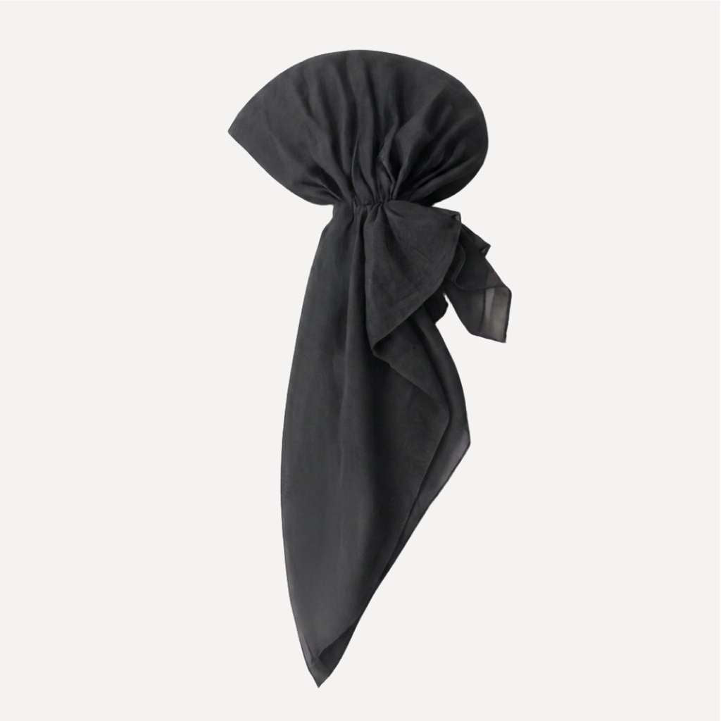 Charcoal Solid Head Scarf
