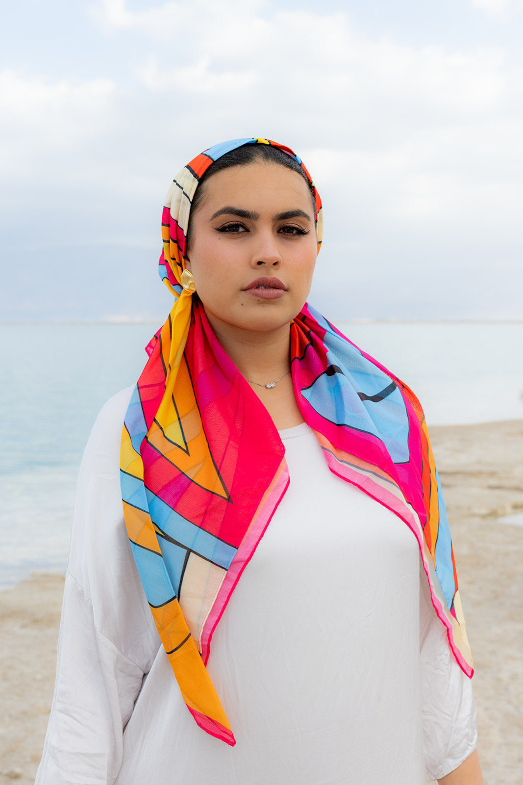 Hot Line Head Scarf