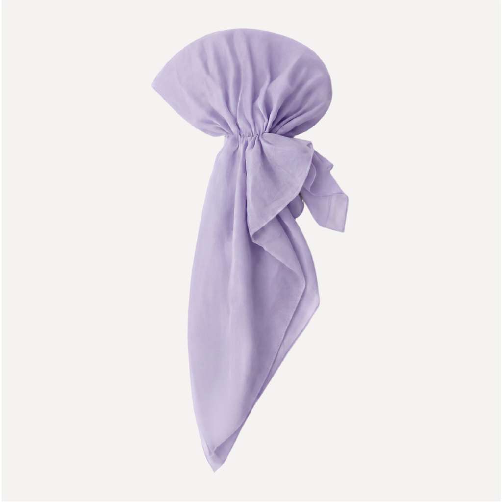 Lavender Solid Head Scarf