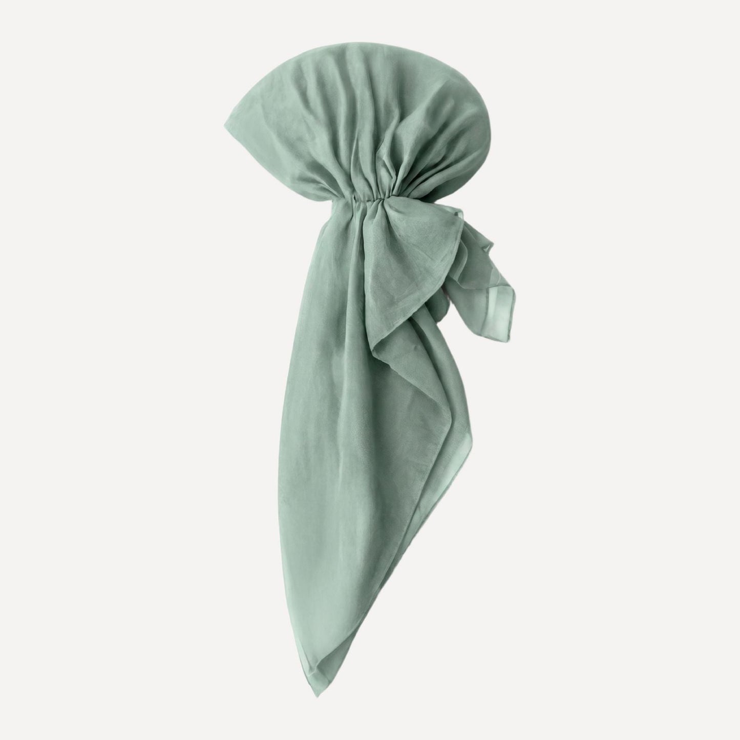 Soft Mint Solid Head Scarf