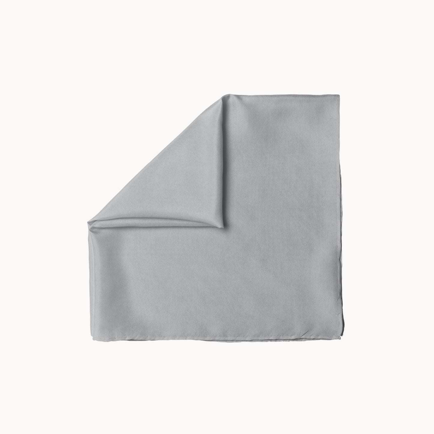 Light Gray Solid Head Scarf